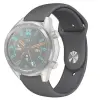 22MM Silikon Kayış Kordon Gear S3 Watch 4 -GT2 GT2E 46MM KayışKordon Watch Active 2 22MM-(5775)