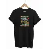 24 Kasım Öğretmenler Günü Hediye Temalı Oversize Bisiklet Yaka T-shirt - Siyah