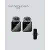 2’li Kablosuz Yaka Mikrofonu Type-C ve Lightning Uyumlu Profesyonel Set