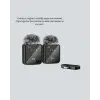 2’li Kablosuz Yaka Mikrofonu Type-C ve Lightning Uyumlu Profesyonel Set