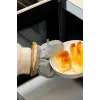 2li Telli Bulaşık Eldiveni Su Geçirmez Kir Sökücü Ta Tencere Ovma Mutfak Banyo Temizlik Eldiveni