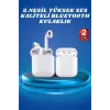 2.Nesil Yeni Model TWS Bluetooth Kulaklık Dokunmatik Kontrol Yüksek Ses Kaliteli Yeni Nesil
