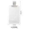 3 Adet 100ml Krem Şampuan Kabı Tekrar Kullanılabilir Set