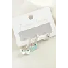 3 Adet Kelebek Zirkon Taşlı Küpe