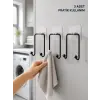 3 Adet Yapışkanlı Duvar Askısı Çok Amaçlı Pratik Askılık Seti