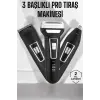3 Başlıklı Profesyonel Tıraş Makinesi
