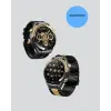 3 Bileklikli Amoled Akıllı Saat Bluetooth Çağrı ve Sağlık Takipli Yeni Nesil