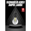 3 Farklı Mod LEDli Şarjlı Asma Kancalı Kamp Lambası Taşınabilir Ampul