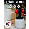 3 Farklı Püskürtme Modu ile Homojen Boya Dağılımı