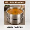 3lü Metal Sefer Tası - Paslanmaz Çelik - 16 cm