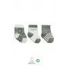 3Lü Penye Cute Stars Soket Çorap BS10115 Nil