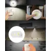 3 Lü Pilli Kablosuz Led Spot Lamba Seti Kumandalı Kolay Montaj Aydınlatma