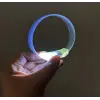3 Modlu Pilli LED Işıklı Esnek Parti Bilekliği Beyaz
