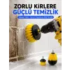 3 Parça Matkap Ucu Temizlik Fırçası Dayanıklı Naylon Kıllı