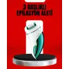 3ü 1 Arada Epilatör Su Geçirmez Metal Başlıklı LED Işıklı 90 Dakika Şarjlı