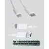 30W Type-C Lightning Hızlı Şarj Kablosu 1.2m iPhone Uyumlu