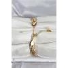 316L Çelik Gold Renk 3lü Kadın Bileklik
