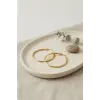 316L Çelik Gold Renk 36 mm Halka Küpe