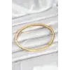 316L Çelik Gold Renk 65 mm İnce Kadın Kelepçe Bileklik