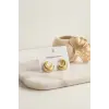 316L Çelik Gold Renk Ay Model Kadın Küpe
