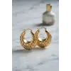 316L Çelik Gold Renk Bohem Halka Model Küpe