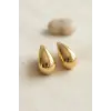 316L Çelik Gold Renk Damla Model Küpe