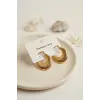316L Çelik Gold Renk Halka Model Küpe
