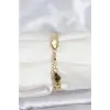 316L Çelik Gold Renk Pullu Zincir Model Kadın Bileklik 5886