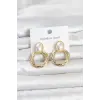 316L Çelik Gold Renk Vintage Model Kadın Küpe