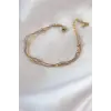 316L Çelik Mix Renk Minimal Toplu Kadın Bileklik