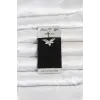 316L Cerrahi Çelik Zirkon Taşlı Göbek Piercing