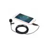 3.5mm Jak 1.5 Metre Double Mikrofon - Siyah