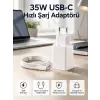 35W USB-C Hızlı Şarj Adaptörü Type-C to C Kablo Seti