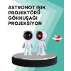 360° Ayarlanabilir Başlıklı Astronot Gece Lambası