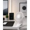 360 Derece Ayarlanabilir Sessiz Çalışan Mandallı Fan