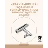 360° Dönüşlü Su Akışı Başlığı | 4ü 1 Arada Kullanım