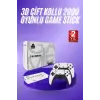 3D 4K HD 2.4G Game Stick 4K Ultra Hd Oyun Konsolu Çift Kollu