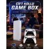 3D Çift Oyun Kollu 4K HD Ekran Nostaljik 20.000 Oyunlu Beyaz Game Box