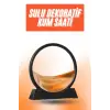 3D LED Işıklı Kum Saati Gece Lambası Hareketli Sulu Kum Saati Orta Boy