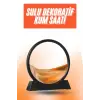 3D LED Işıklı Kum Saati Gece Lambası Hareketli Sulu Kum Saati Orta Boy