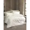 3D Nakışlı Çift Kişilik Saten Nev Takımı Jenka Mint