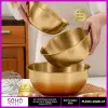 2li Gold Paslanmaz Çelik Karıştırma Ve Salatalık Kase