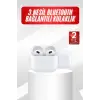 3.Nesil İOS Android Uyumlu Bluetooth 5.0 Beyaz Çağrı Cevaplama