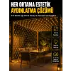 3x3 Metre Ağ LED ile Bahçenize Sıcak ve Şık Aydınlatma