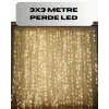 3x3 Perde LED Işık Şelale Model Özel Gün Dekoratif Aydınlatma