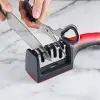 4 Aşamalı Kaymaz Tabanlı Hızlı Bıçak ve Makas Bileme Aracı - Keskin ve Pratik Kullanım
