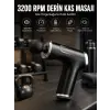 4 Başlıklı Darbeli Şarjlı Masaj Aleti Tabancası Kablosuz