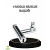 4 Fonksiyonlu Musluk Başlığı 360 Derece Dönebilen ve Su Tasarruflu