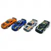 4Lü Set Spor Araba GT-500 Sürtmeli Işıklı Sesli Plastik 18cm - 1 ADET
