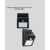 4 Modlu Solar LED Bahçe ve Garaj Lambası